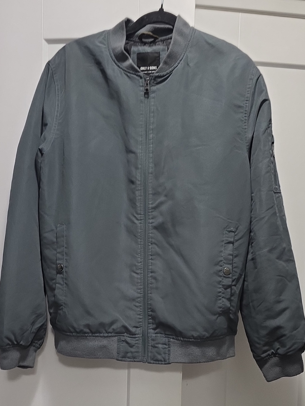 ONLY & SONS Slate Grey Bomber Jacket